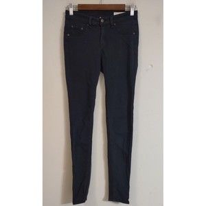 RAG & BONE Size 26 Women's Cotton Blend Black modele leggings jeans